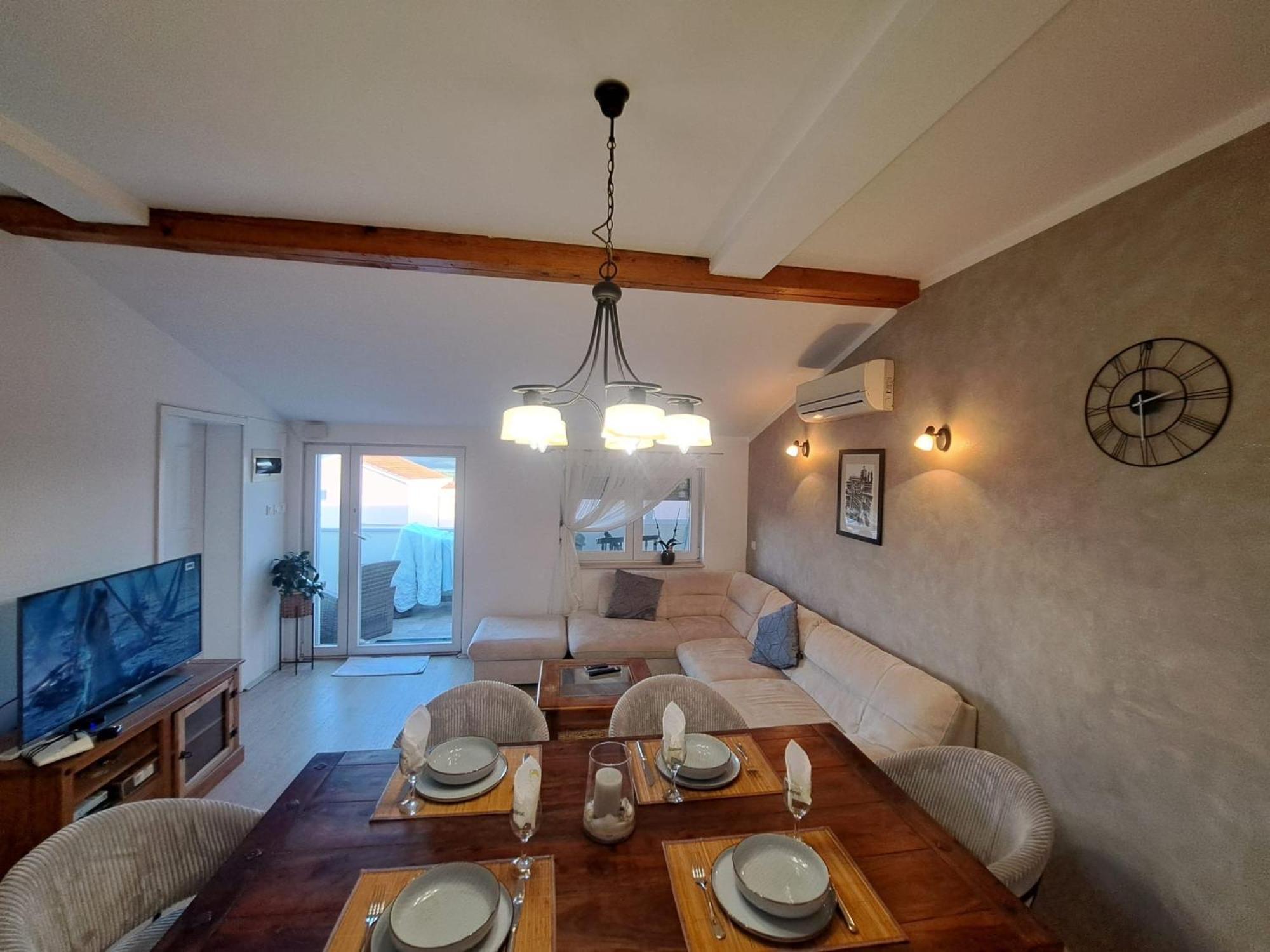 Apartman Lucia Posedarje Dış mekan fotoğraf